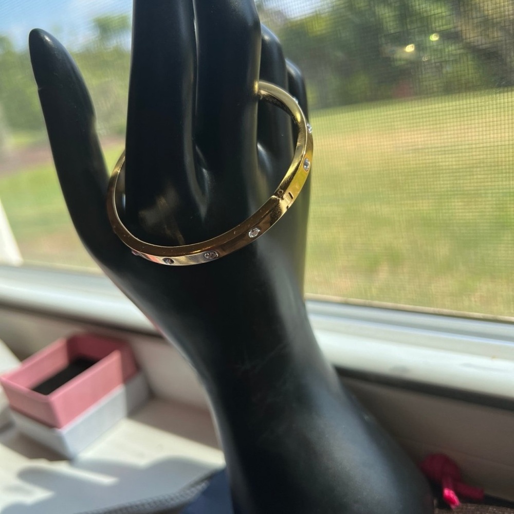 Set In Stone Hinged Bangle From Kate Spade Like N… - image 7